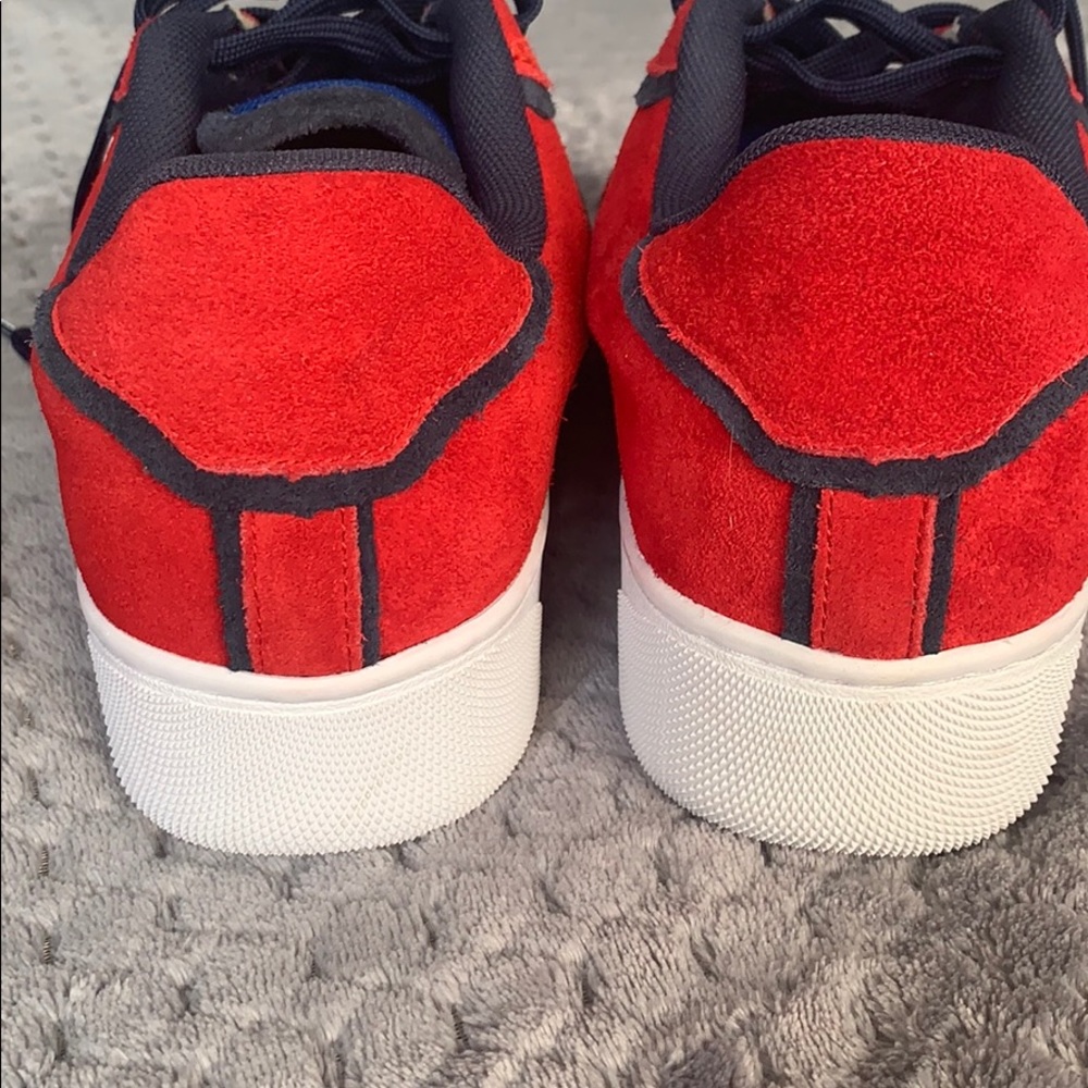 Jeffrey Campbell Red Suede Platform Sneaker - image 4